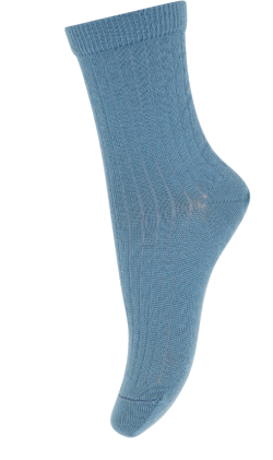 MP Denmark wollen rib sokken provincial blue (2126)