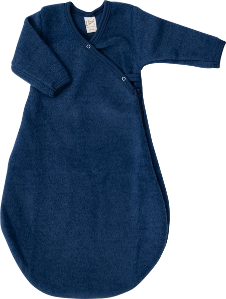 Lilano wollfrottee wikkelslaapzak navy (250970)