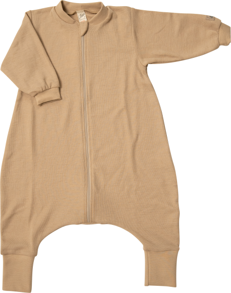 Lilano woolsilk sleeping bag witharms and feet sand