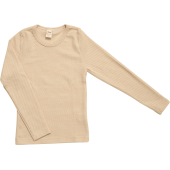 Lilano wool slik longsleeve  sand striped