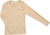 Lilano wool slik longsleeve  sand striped