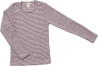 Lilano wool slik longsleeve  purple striped