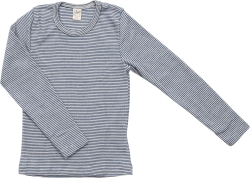 Lilano wool slik longsleeve  navy striped