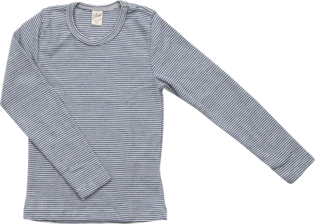 Lilano wool slik longsleeve  navy striped