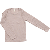 Lilano wool slik longsleeve  Mauve striped