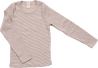 Lilano wool slik longsleeve  Mauve striped