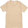 Lilano wolzijde tshirt zand gestreept (100332)