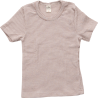 Lilano wolzijde tshirt mauve gestreept (100332)