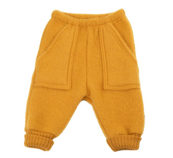 Joha merino wolfleece broek okergeel (26591)