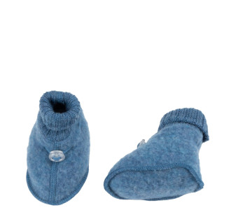 Joha woolfleece booties dark blue  (97972)