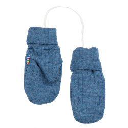 Joha mittens with thumb ochre 100% wool