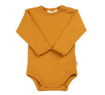 Joha merino woolen long sleeve body  ochre (62515)