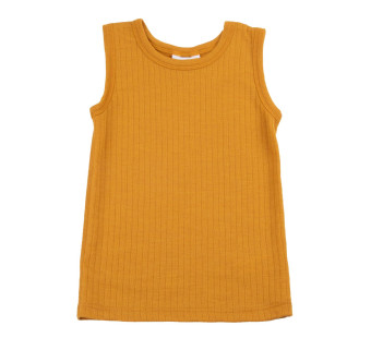 Joha sleeveless shirt ochre (76342)