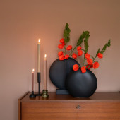 Sjaal met verhaal lampionplant tak (physalis)