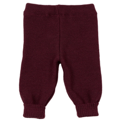 Reiff woolen pants black cherry