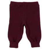 Reiff woolen pants black cherry