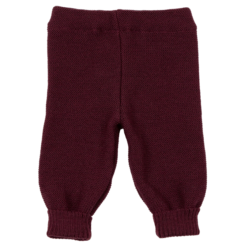 Reiff woolen pants black cherry