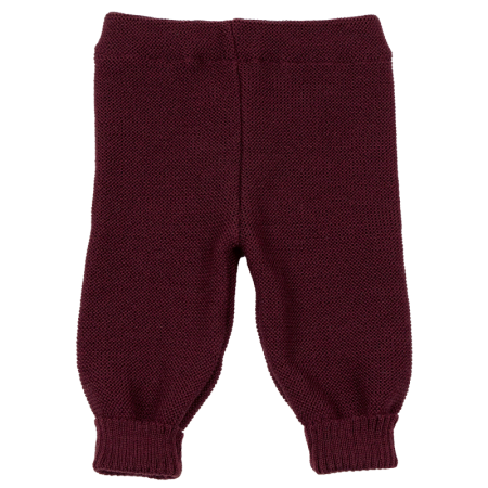 Reiff woolen pants black cherry