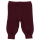 Reiff woolen pants black cherry