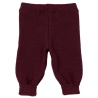 Reiff woolen pants black cherry