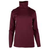 Reiff woolen ladies sweater with collar black cherry