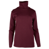 Reiff woolen ladies sweater with collar black cherry