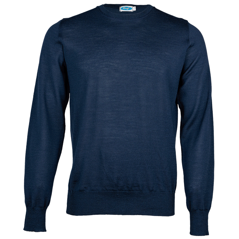 Reiff wollen heren sweater navy