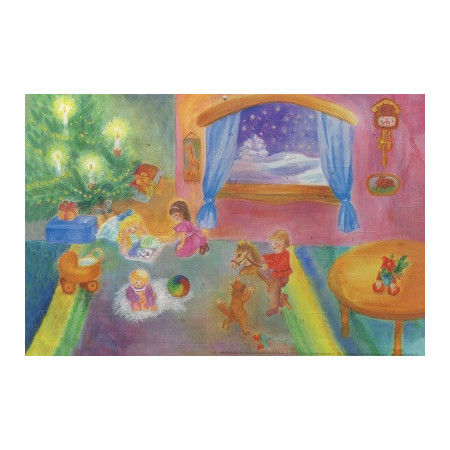 Adventskalender large Weihnachten mit den  Zwerge  (Dorothea Schmidt)