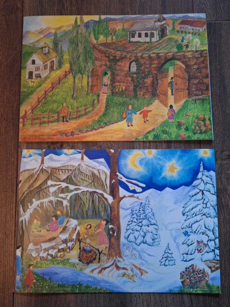 Adventslantaarn van Spalinger - Christrose nach Selma Lagerlof