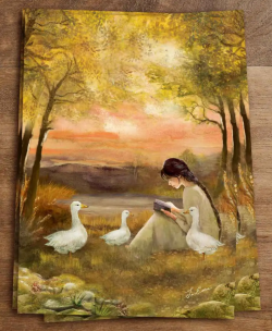 Iris Esther postkaart pumpkin glow