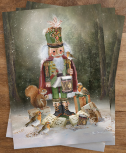 Iris Esther postkaart preparing for winter