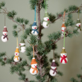 Sjaal met verhaal set of 10 snowmen