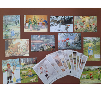 Elsa Beskow set of 10 cards