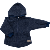 Lilano boiled woolen jacket navy