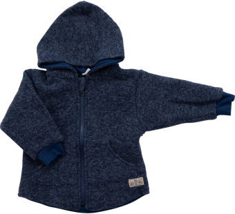 Lilano boiled woolen jacket navy