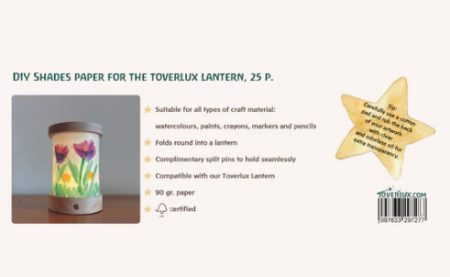 Toverlux set van 25 vellen om zelf lichtkaarten mee te maken