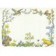 Postal card Border design with rabbits duckling and birds (Molly Brett) 223