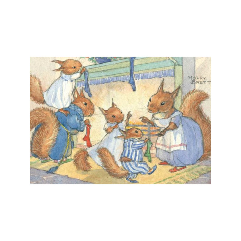 Postkaart quite still please Rabbit taking famuily photo at seaside (Molly Brett) 072