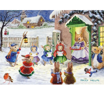 Postal card The Carol Singers (Racey Helps) 304