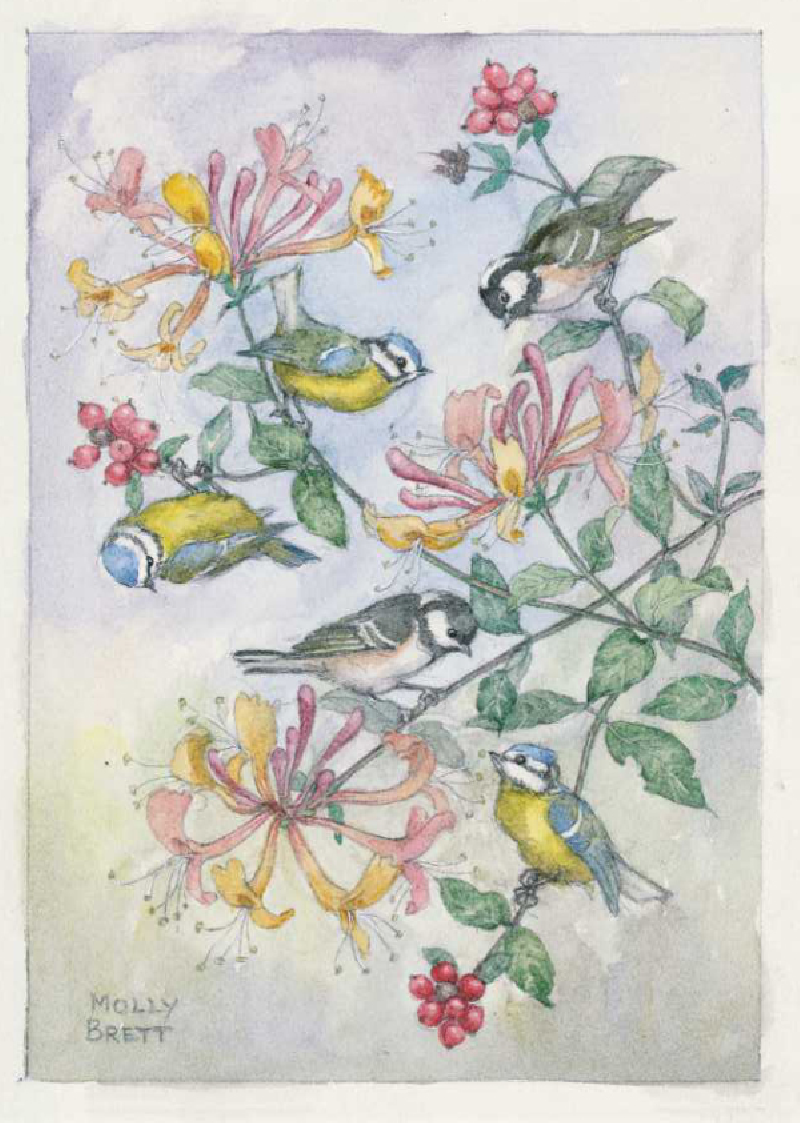 postkaart Under The Mistletoe   (Molly Brett) 084