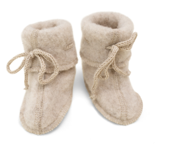 Engel Natur woolfleece booties Sand