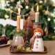 Sjaal met Verhaal snowman brown