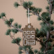 Sjaal met verhaal hanger gingerbread granchtenpand chocolade