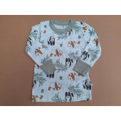 Katvig (Joha) outlet wollen longsleeve panda's zachtgroen