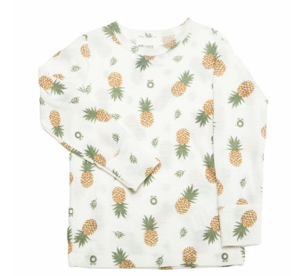 Katvig (Joha) outlet wollen longsleeve ananas