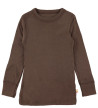 Katvig (Joha) outlet wollen longsleeve chocoladebruin