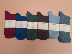De colores baby alpaca sokken dames heren diverse kleuren
