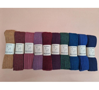 De colores baby alpaca beenwarmers volwassenen  kleur