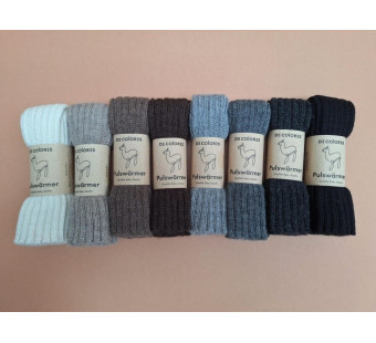 De colores polswarmers volwassenen (beenwarmers kinderen) naturel tinten