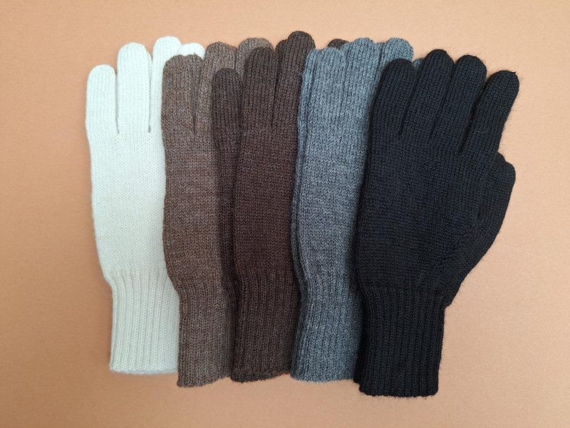 De colores baby alpaca dameshandschoenen natureltinten